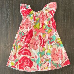 Ann Loren Girls Sleeveless Dress